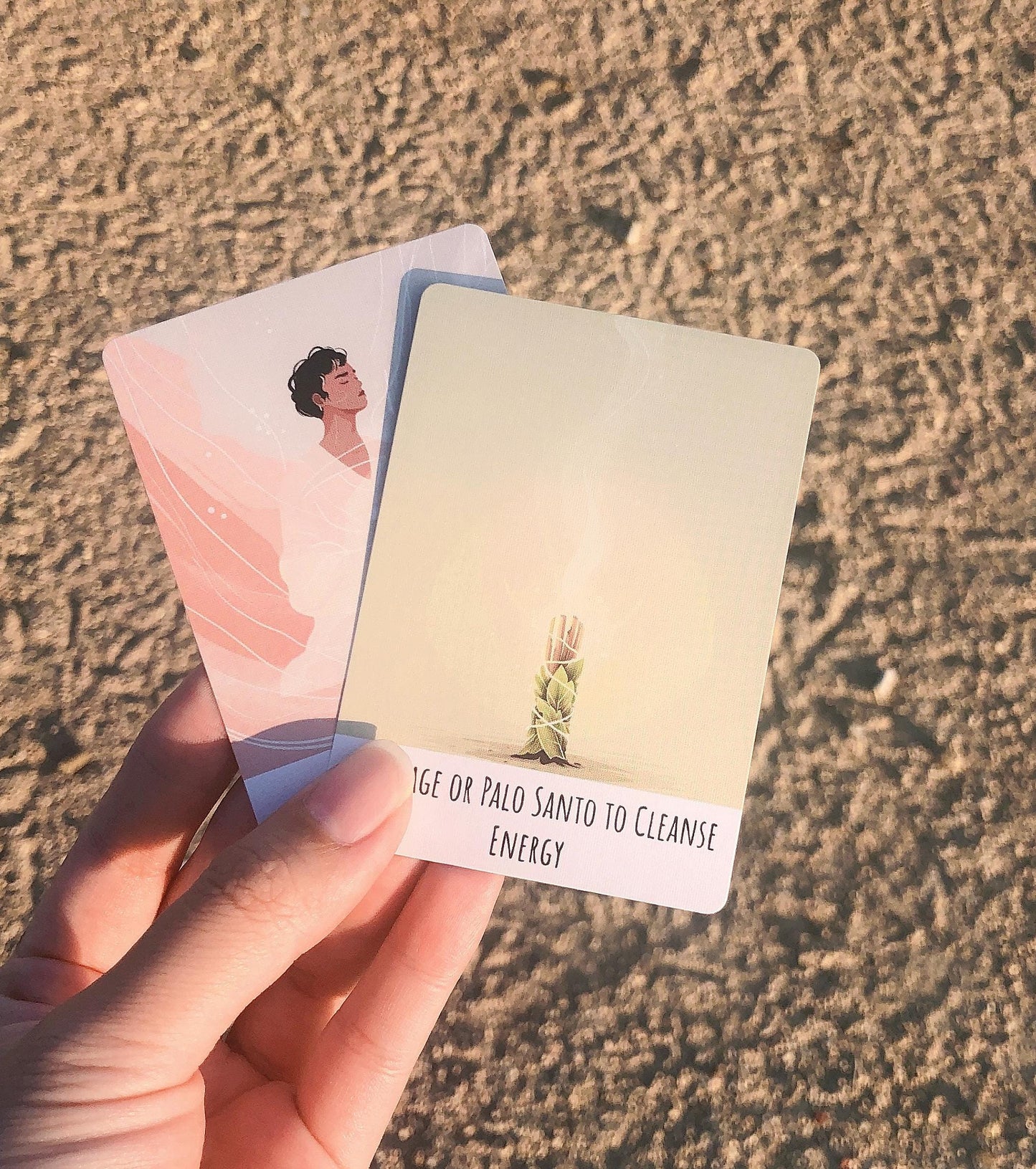 Mindfulness and self-care oracle cards for daily rituals and reflection