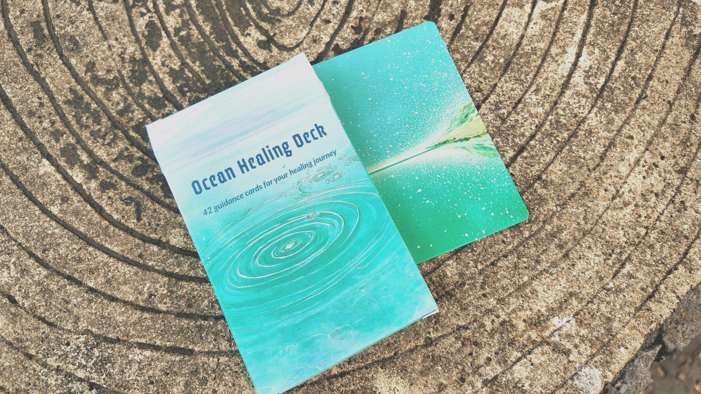 Ocean Healing oracle cards for emotional healing and self-reflection