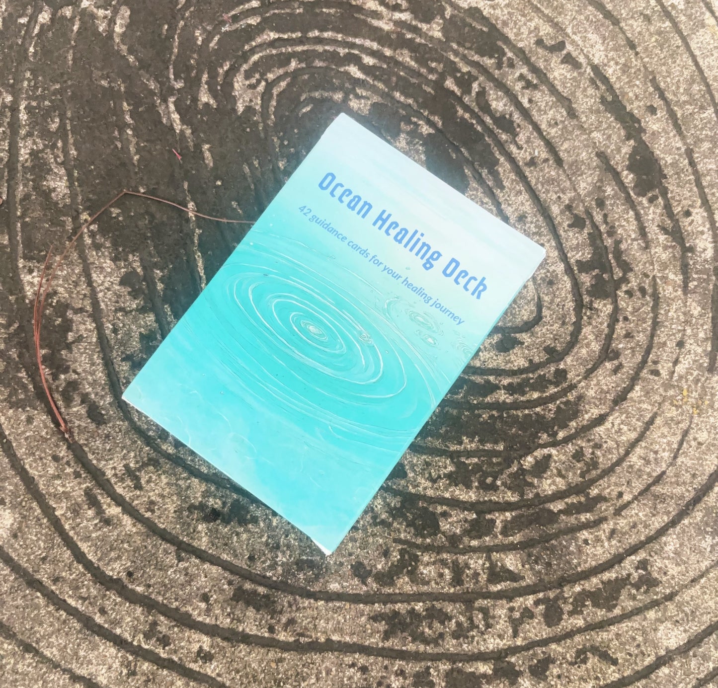 Top view of Ocean Healing Deck designed and published by Zenlyart